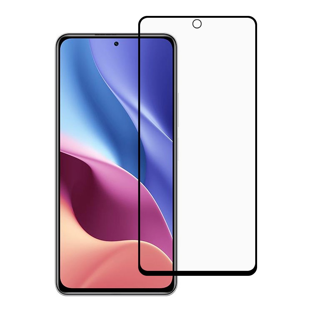 RURIHAI Green Filter Eye Protection Full Glue Ultra Clear Tempered Glass Screen Film Cover for Xiaomi Redmi K40/K40 Pro-1