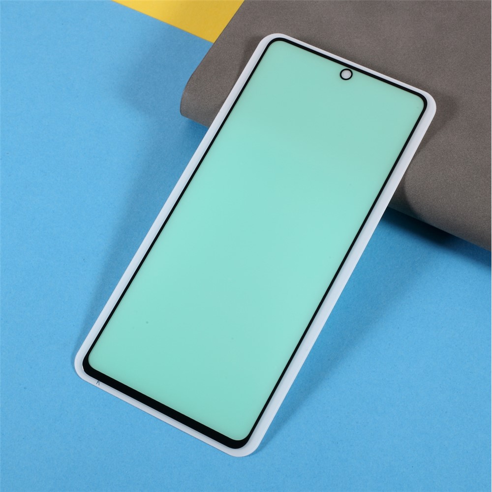 RURIHAI Green Filter Eye Protection Full Glue Ultra Clear Tempered Glass Screen Film Cover for Xiaomi Redmi K40/K40 Pro-4