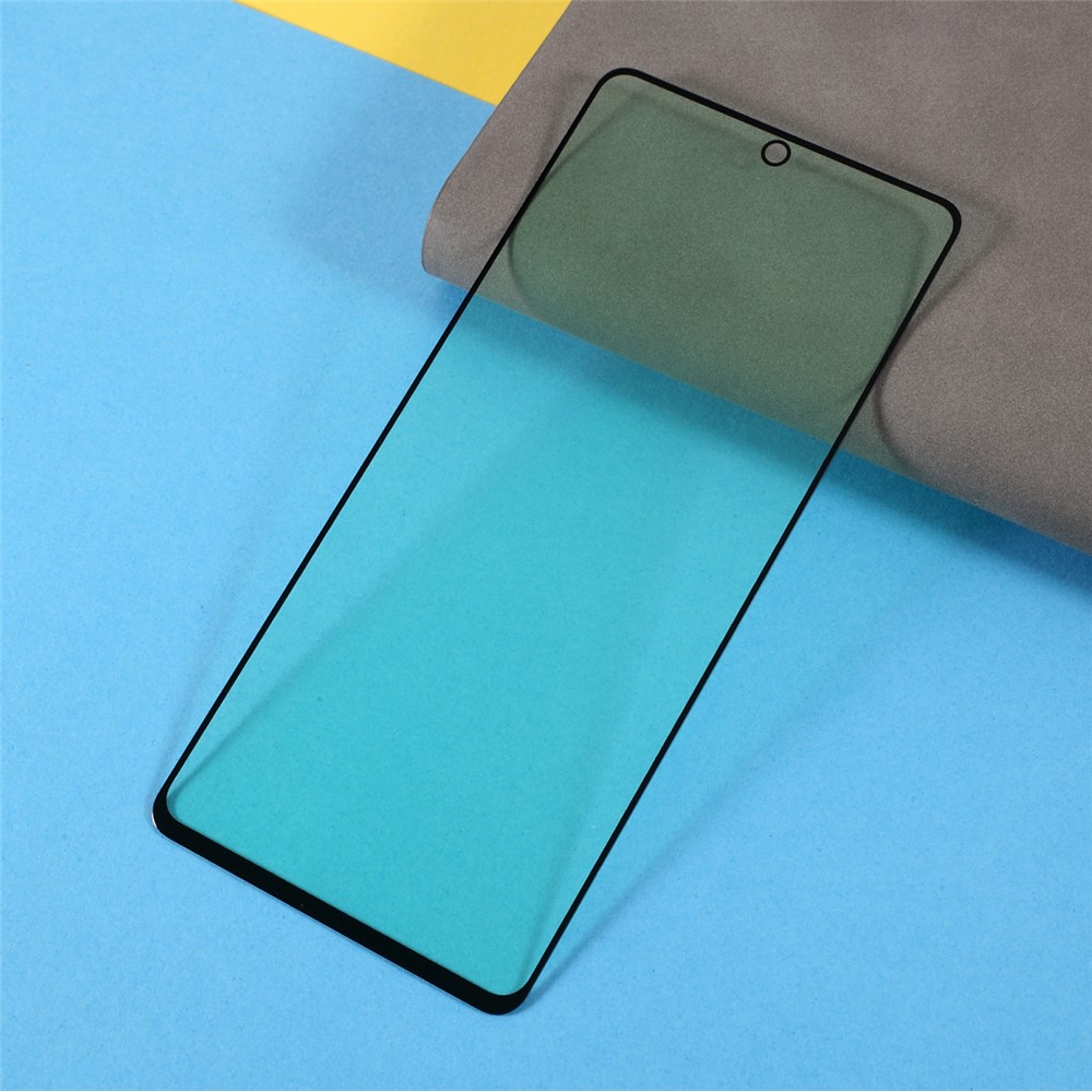RURIHAI Green Filter Eye Protection Full Glue Ultra Clear Tempered Glass Screen Film Cover for Xiaomi Redmi K40/K40 Pro-5