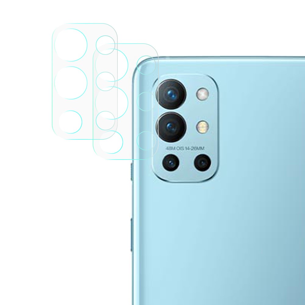 2PCS/Set 3D Arc Edge Ultra Clear Full Coverage Tempered Glass Camera Lens Film for OnePlus 9R-1