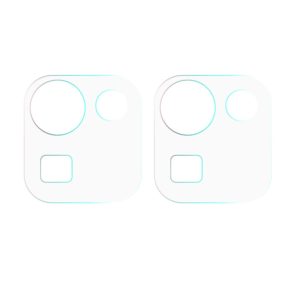 2PCS/Set 3D Arc Edge Full Coverage Ultra Clear Tempered Glass Camera Lens Film for Xiaomi Mi 11 Pro-2
