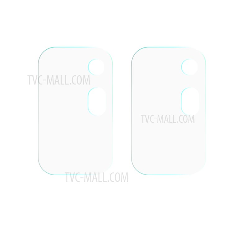 2PCS/Set Arc Edge Tempered Glass Ultra Clear Full Screen Coverage Camera Lens Film for Oppo F19 Pro Plus 5G-2