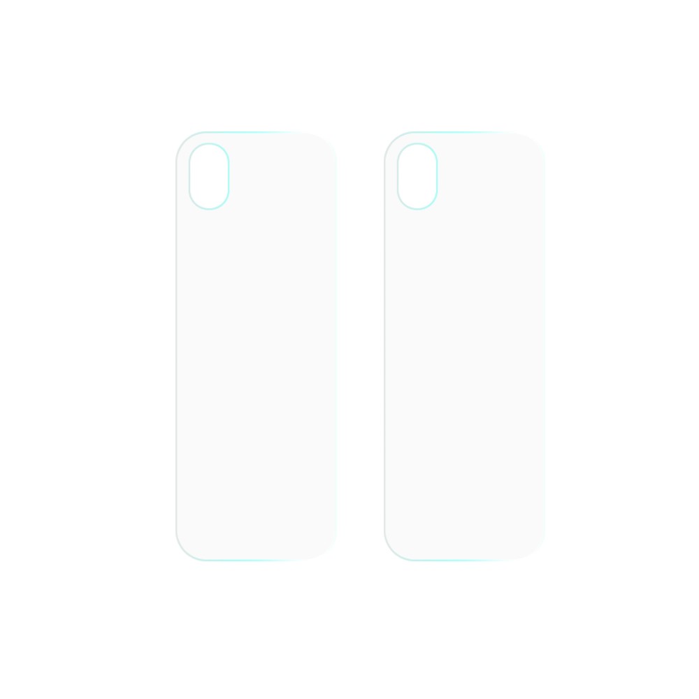 2PCS/Set Full Coverage Arc Edge Tempered Glass Ultra Clear Camera Lens Film for vivo iQOO Z3-2