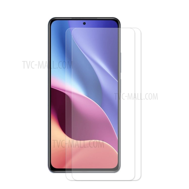 2Pcs/Set HAT PRINCE 0.26mm 9H 2.5D Arc Edge Tempered Glass Screen Protector for Xiaomi Mi 11X Pro / Mi 11X / Mi 11i-1