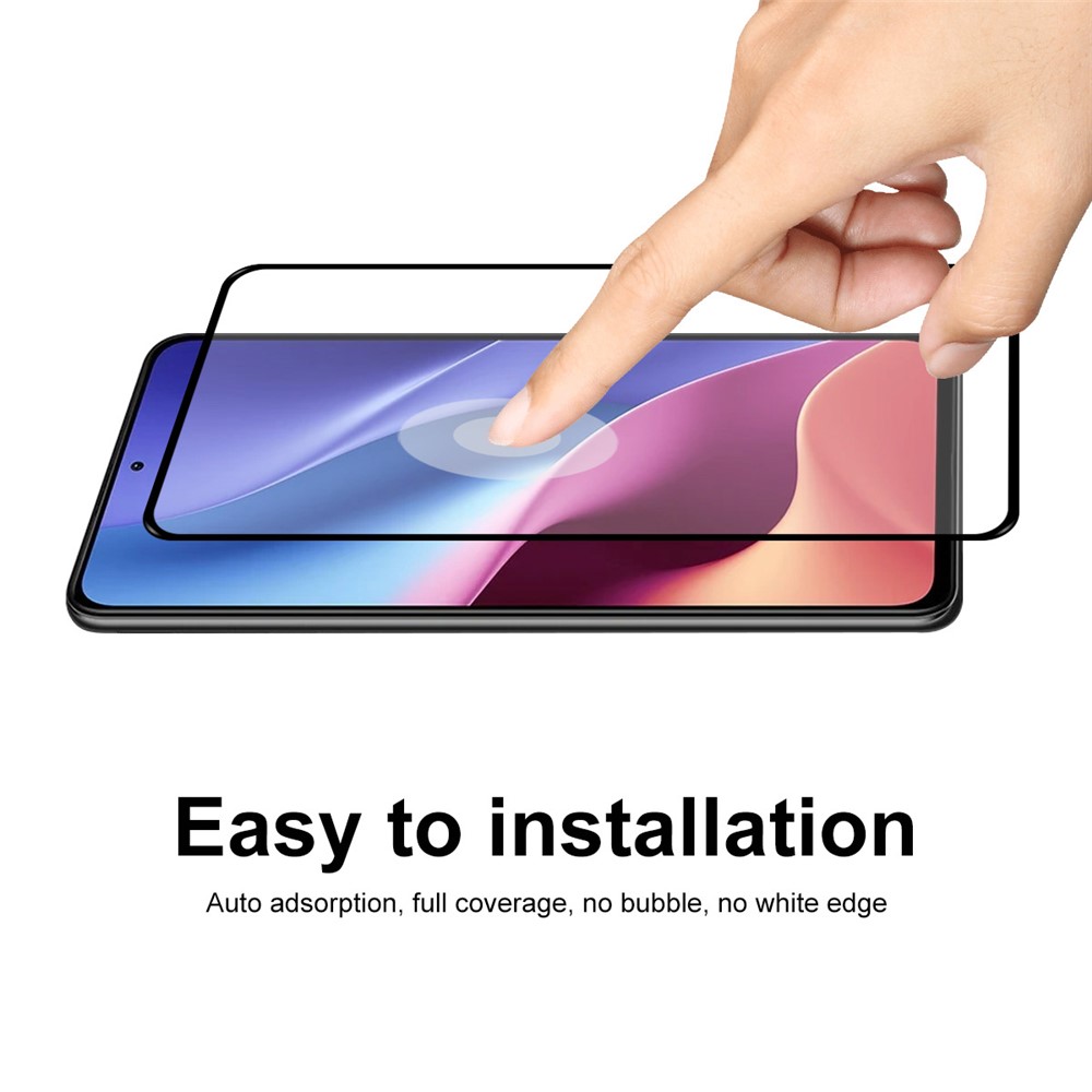 HAT-PRINCE for Xiaomi Poco F3 0.26mm 9H Full Glue Full Screen Tempered Glass Protector Films-6