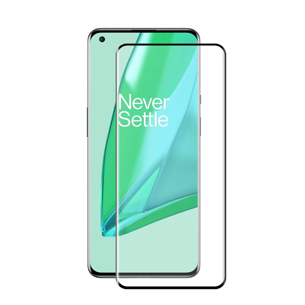 HAT-PRINCE 0.26mm 9H 3D Curved Full Screen Guard Ultra Clear Tempered Glass Protector for OnePlus 9 Pro-1