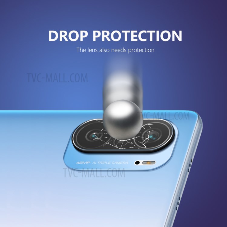 10Pcs ENKAY Wear-resistant Ultra Clear Camera Lens Film for Xiaomi Poco F3 0.2mm 9H 2.15D Arc Edge Tempered Glass Protector-3