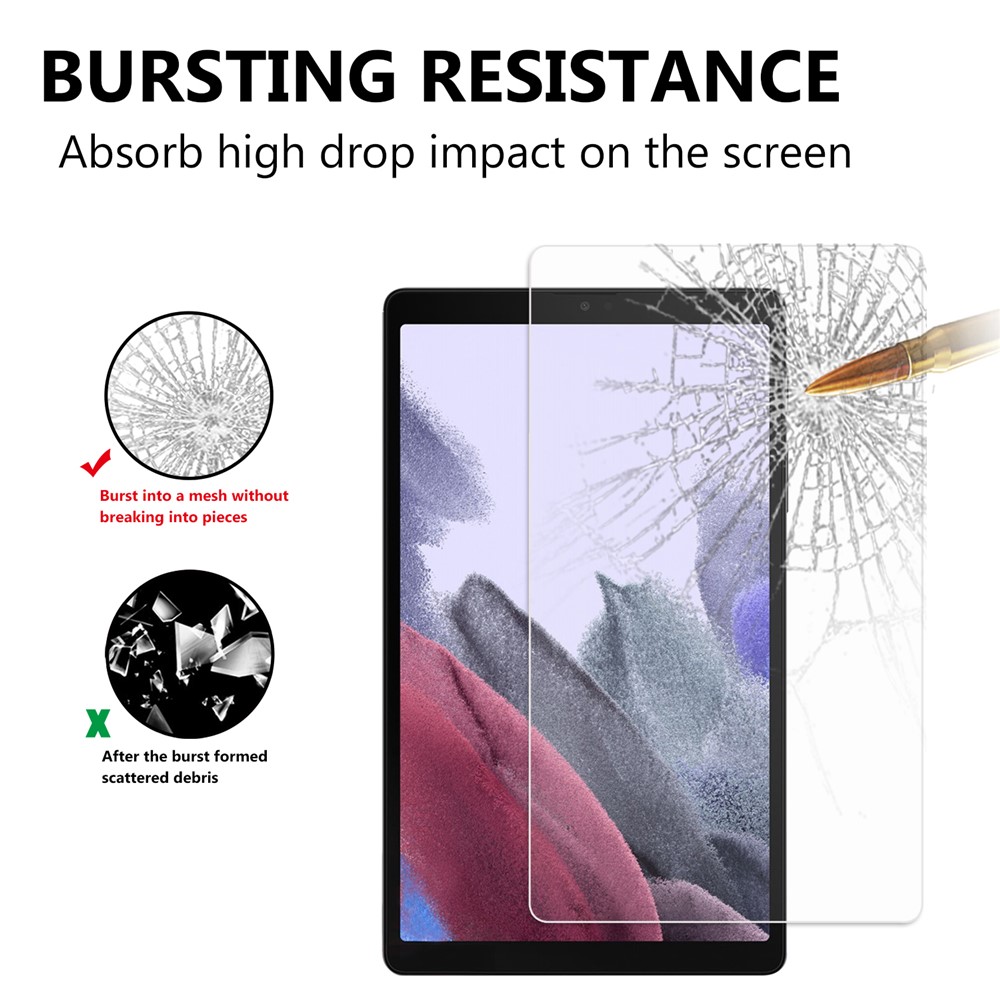 2.5D Arc Edge Tempered Glass Full Size Screen Film for Samsung Galaxy Tab A7 Lite-3