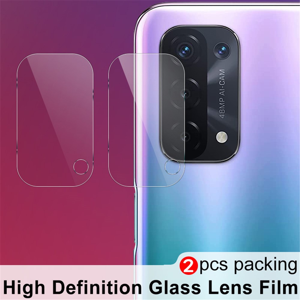 2pcs IMAK Tempered Glass HD Lens Film Camera Guard Protector for Oppo A54 5G-2