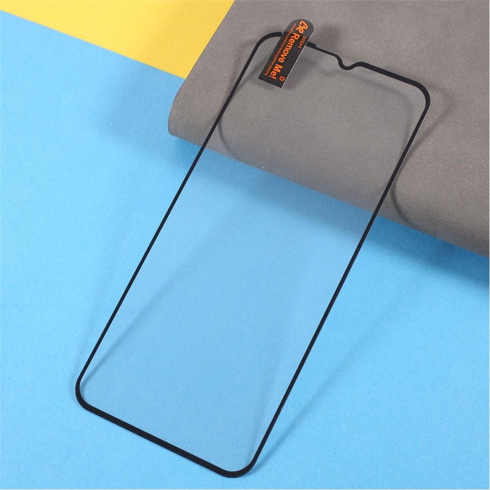 Anti-explosion Silk Print Full Glue Tempered Glass Screen Protector Film for Samsung Galaxy F12-6