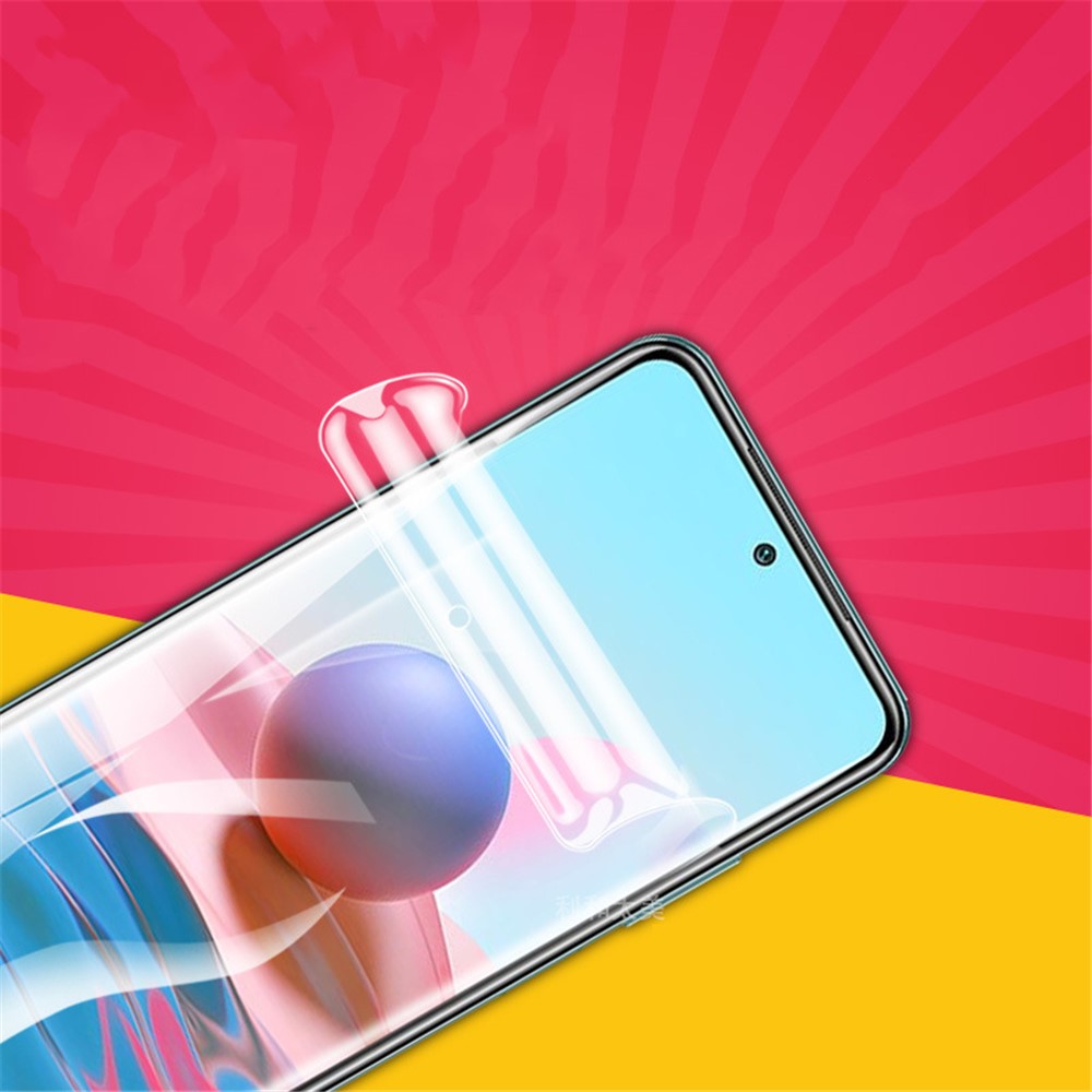 For Xiaomi Redmi Note 10 4GNote 10S Anti-explosion Soft TPU Full Screen Coverage Protector Film Anti-fingerprint-4