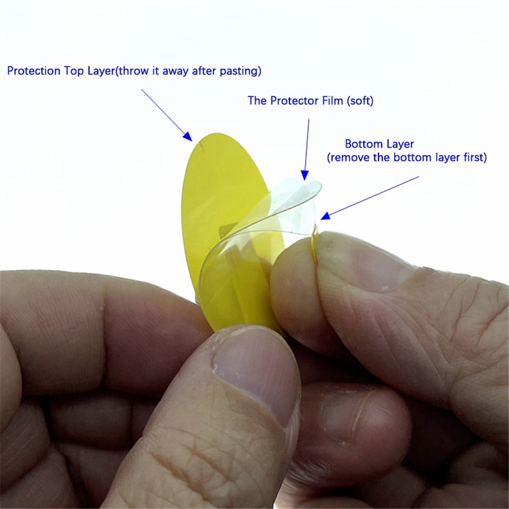 5pcs Clear Front Hydraulic Film Screen Protector for Apple AirTags Tracker Cover Anti-Scratch Film-2
