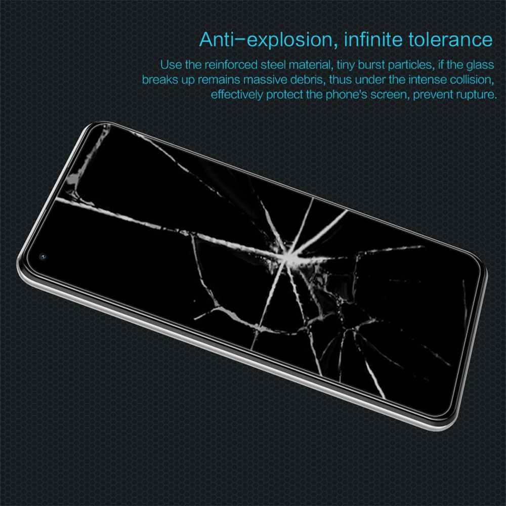 Nillkin Erstaunliches H Für Xiaomi MI 11 Lite 4G / 5G 0,33 Mm 9H Tempered Glasics Screen Anti-Explosion Protector-6