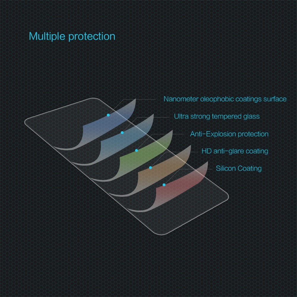 Nillkin Erstaunliches H Für Xiaomi MI 11 Lite 4G / 5G 0,33 Mm 9H Tempered Glasics Screen Anti-Explosion Protector-9