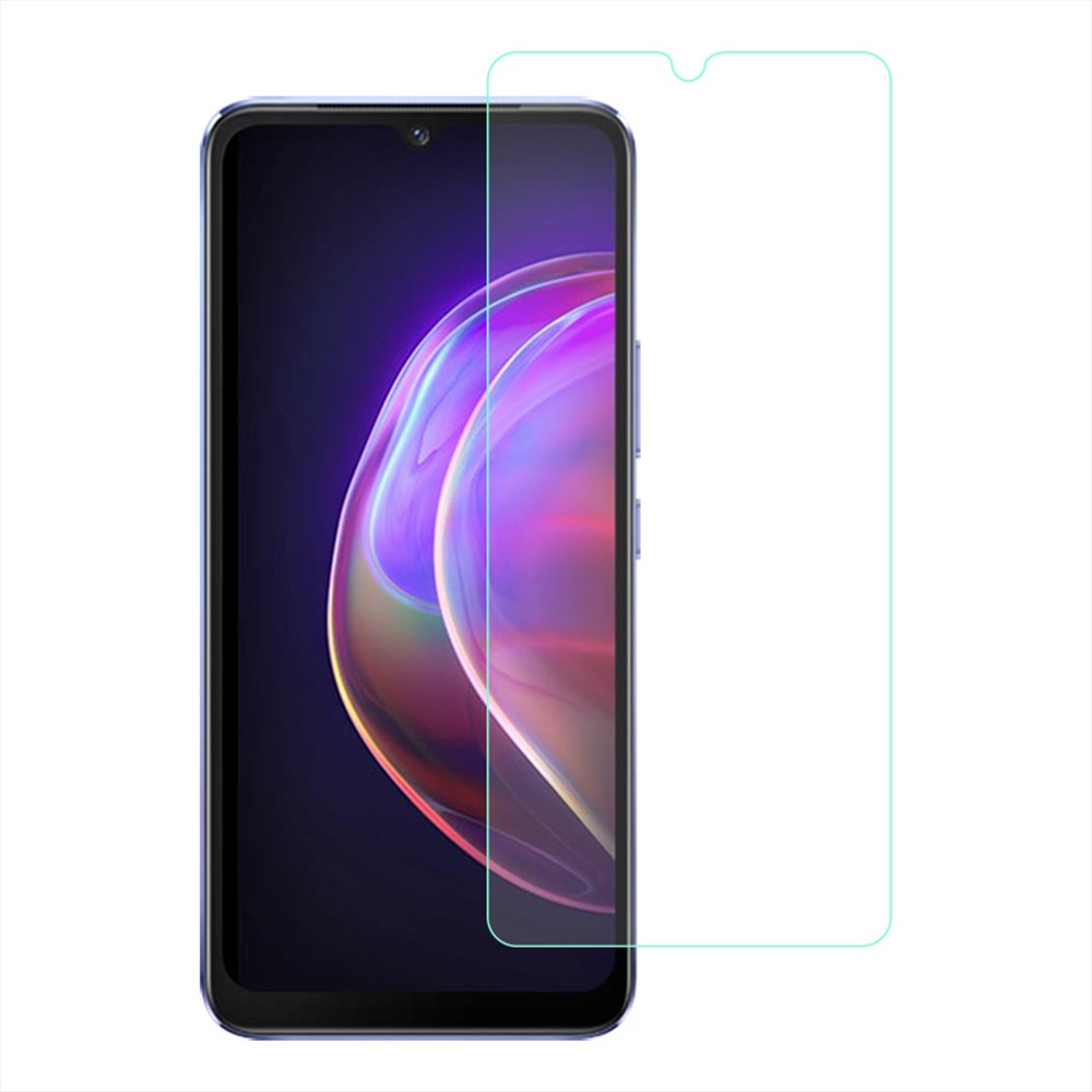 0.3mm Arc Edge Tempered Glass Mobile Phone Front Screen Protector Film Guard for vivo V21-1
