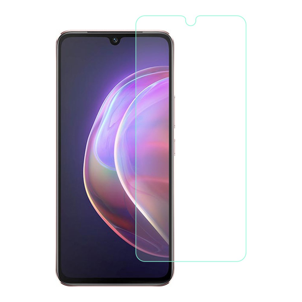 0.3mm Arc Edge Tempered Glass Screen Protector for vivo V21 5G Phone Protective Film Guard-1