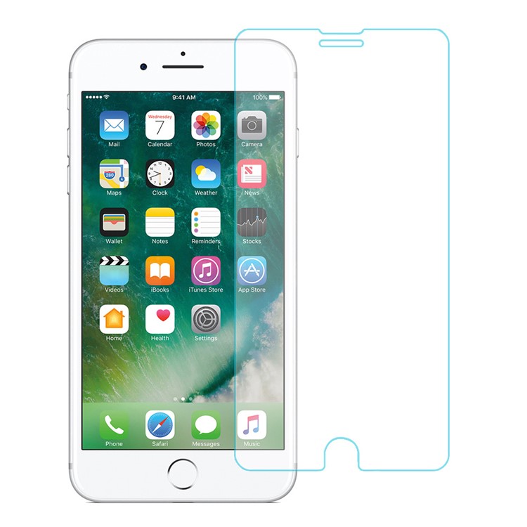 Para iPhone 8 Plus / 7 Plus 0,3 mm de vidrio templado Protector de película de pantalla 2.5D Arc Edge-1