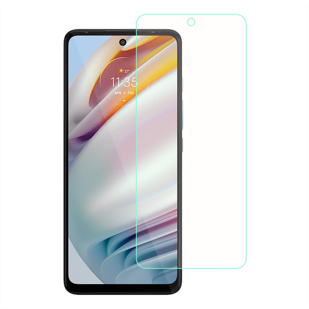 0.3mm Arc Edge Tempered Glass Screen Protector Skin Flim for Motorola Moto G60-1