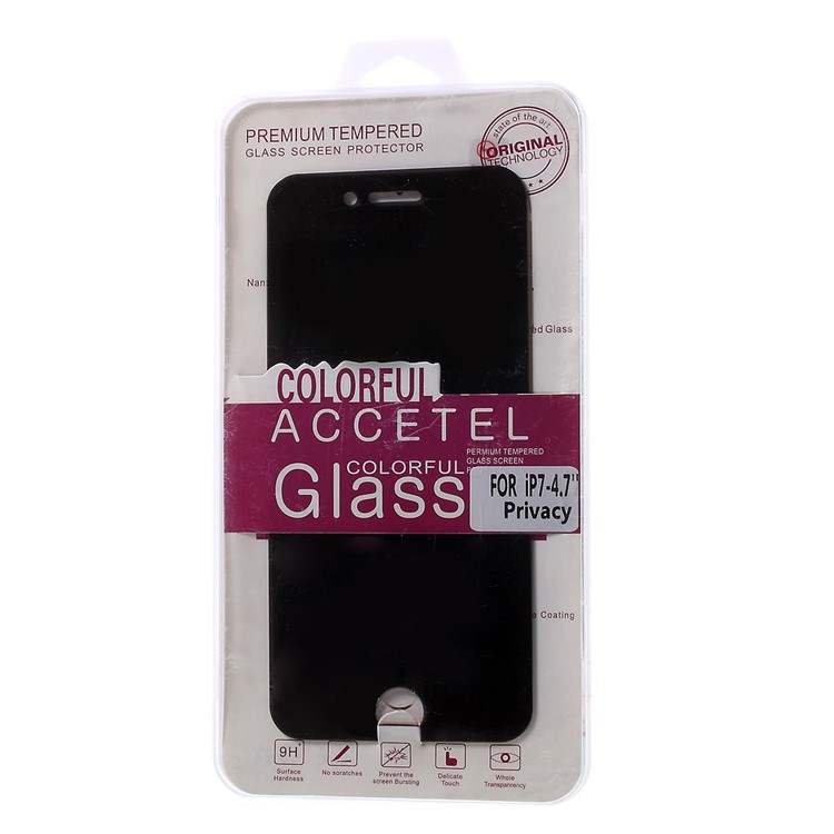 Pour iPhone 8 Plus / 7 Plus 5.5 Anti-Protecteur protecteur d'écran en verre trempé sécurisé Peep-8