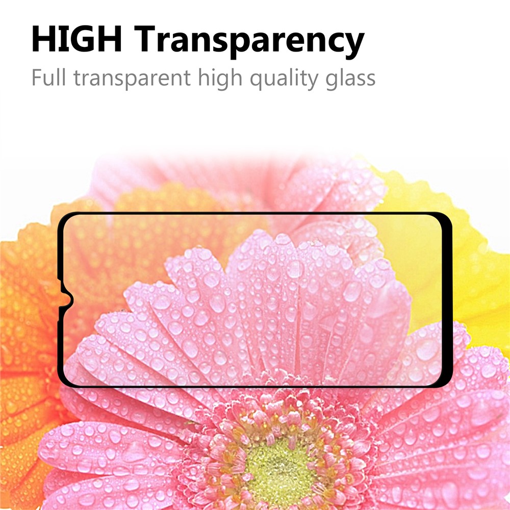 Full Screen Anti-fingerprint Tempered Glass Screen Protector Film Guard (Full Glue) for Motorola Moto G20-5