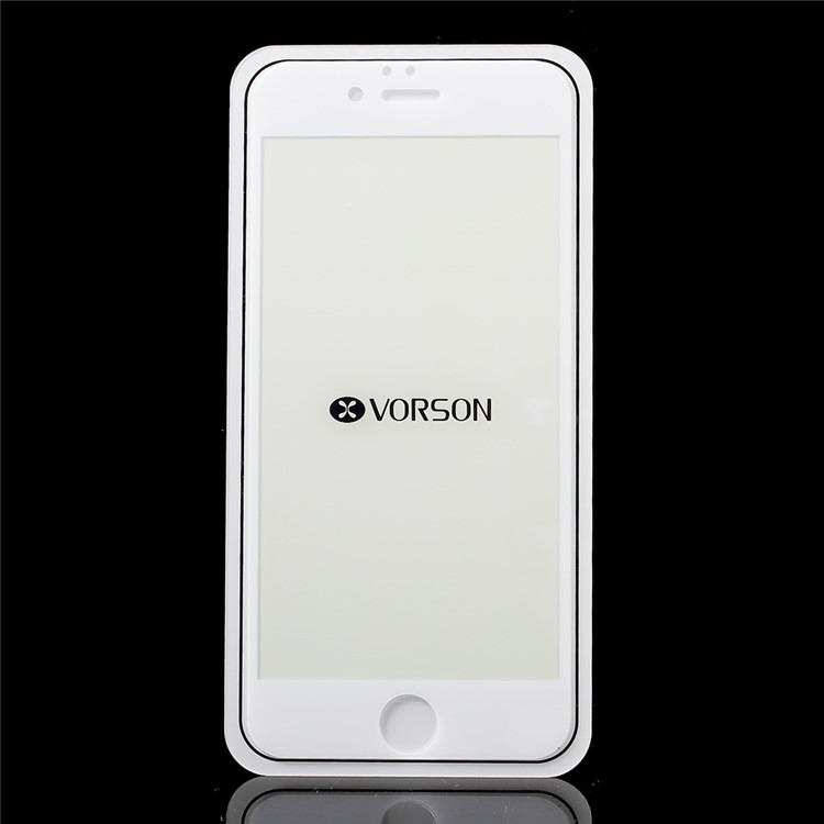 VORSON Anti-blue-ray Full Cover Tempered Glass Screen Film for iPhone 6s / 6 - White-1