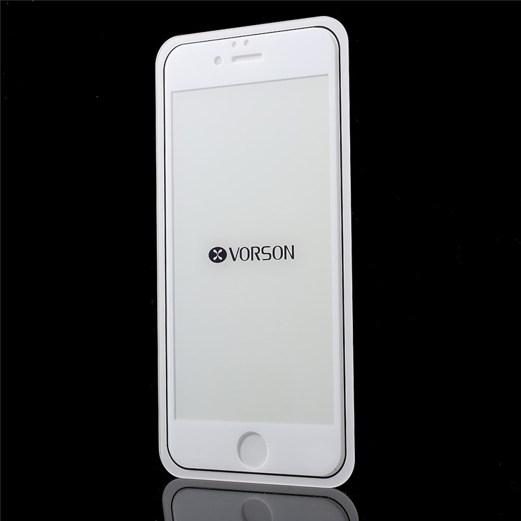 VORSON Anti-blue-ray Full Cover Tempered Glass Screen Film for iPhone 6s / 6 - White-2