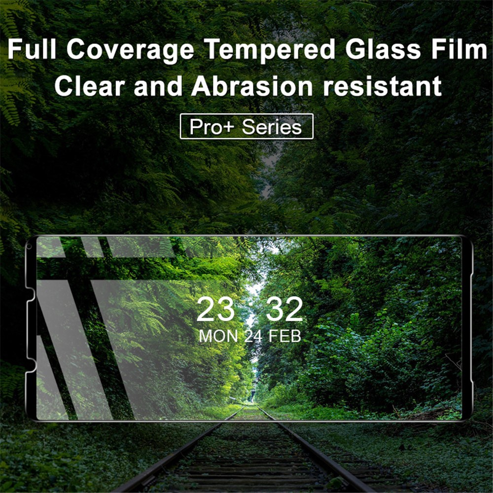 IMAK Pro+ Ultra Clear Full Coverage Tempered Glass Screen Protector Film Guard for Sony Xperia 1 III-4