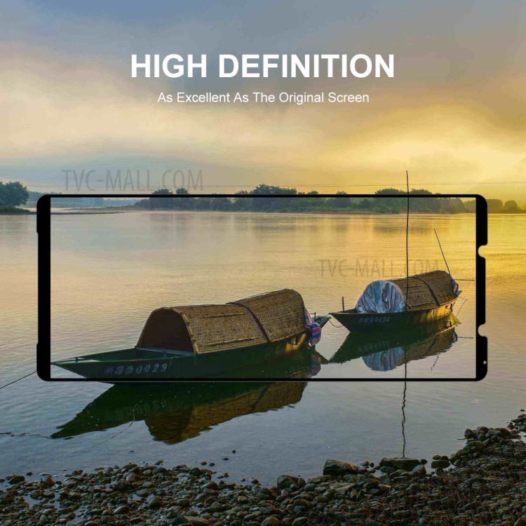 HAT PRINCE Full Size 0.26mm 9H 2.5D Arc Edge Anti-explosion Tempered Glass Screen Protector Film for Sony Xperia 1 III-8