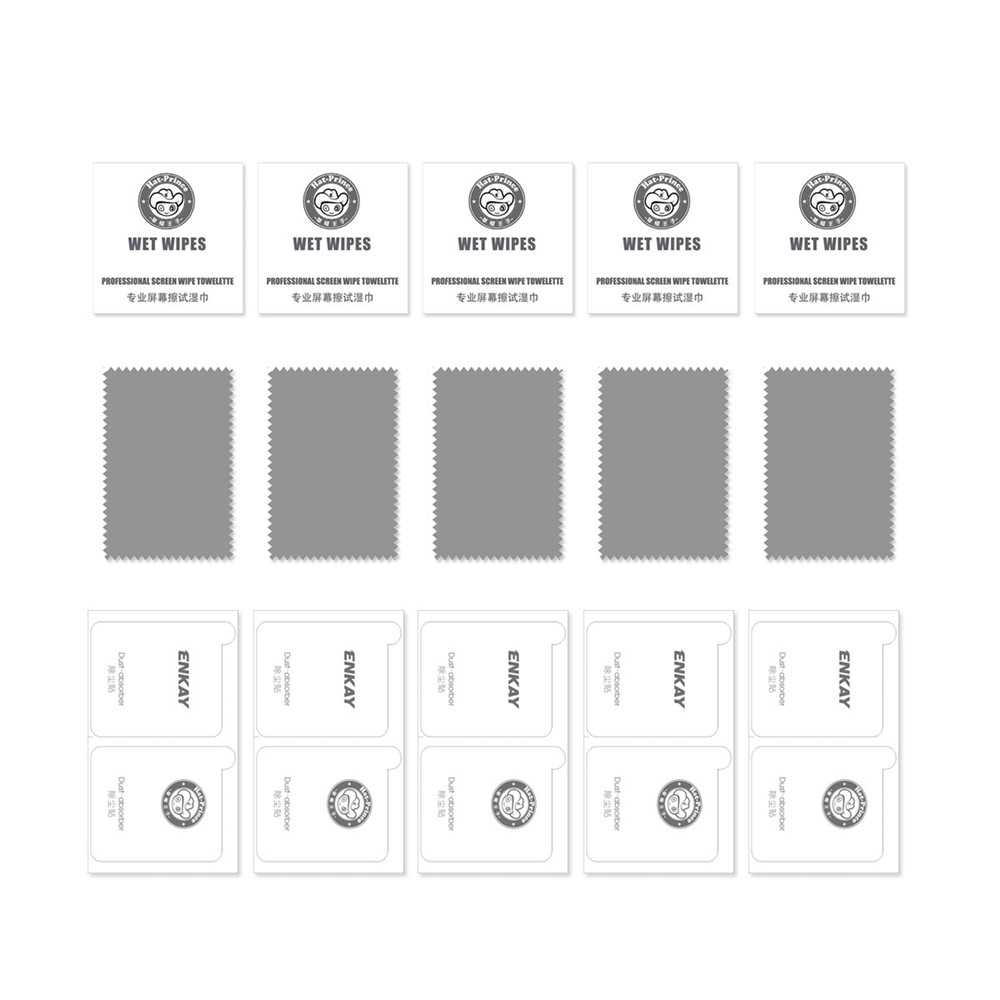 5pcs/Set HAT PRINCE Anti-explosion Full Coverage Tempered Glass Screen Protector Film for Sony Xperia 1 III-9
