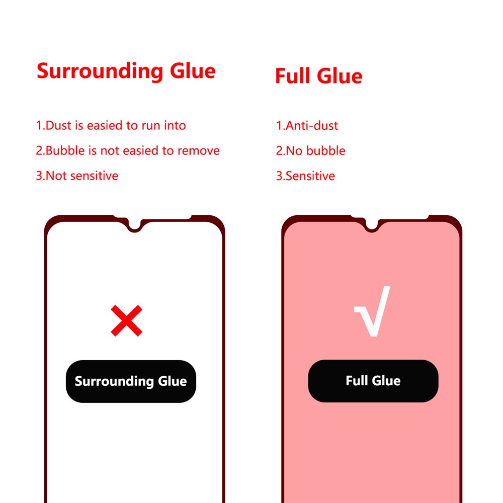 2Pcs/Set HAT PRINCE Ultra Thin 0.26mm 9H 2.5D Ultra Clear Full Glue Complete Covering Tempered Glass Screen Protector for Motorola Moto G10/G20/G30-3