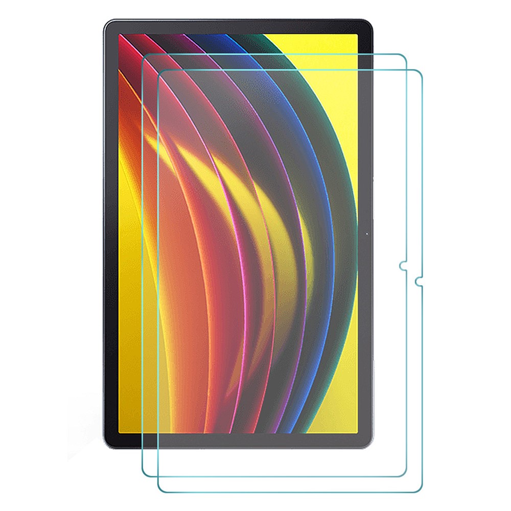 HAT PRINCE 2Pcs/Pack 0.33mm 9H 2.5D Full Coverage Full Glue Tempered Glass Screen Protector for Lenovo Tab P11 Tablet LCD Film-1
