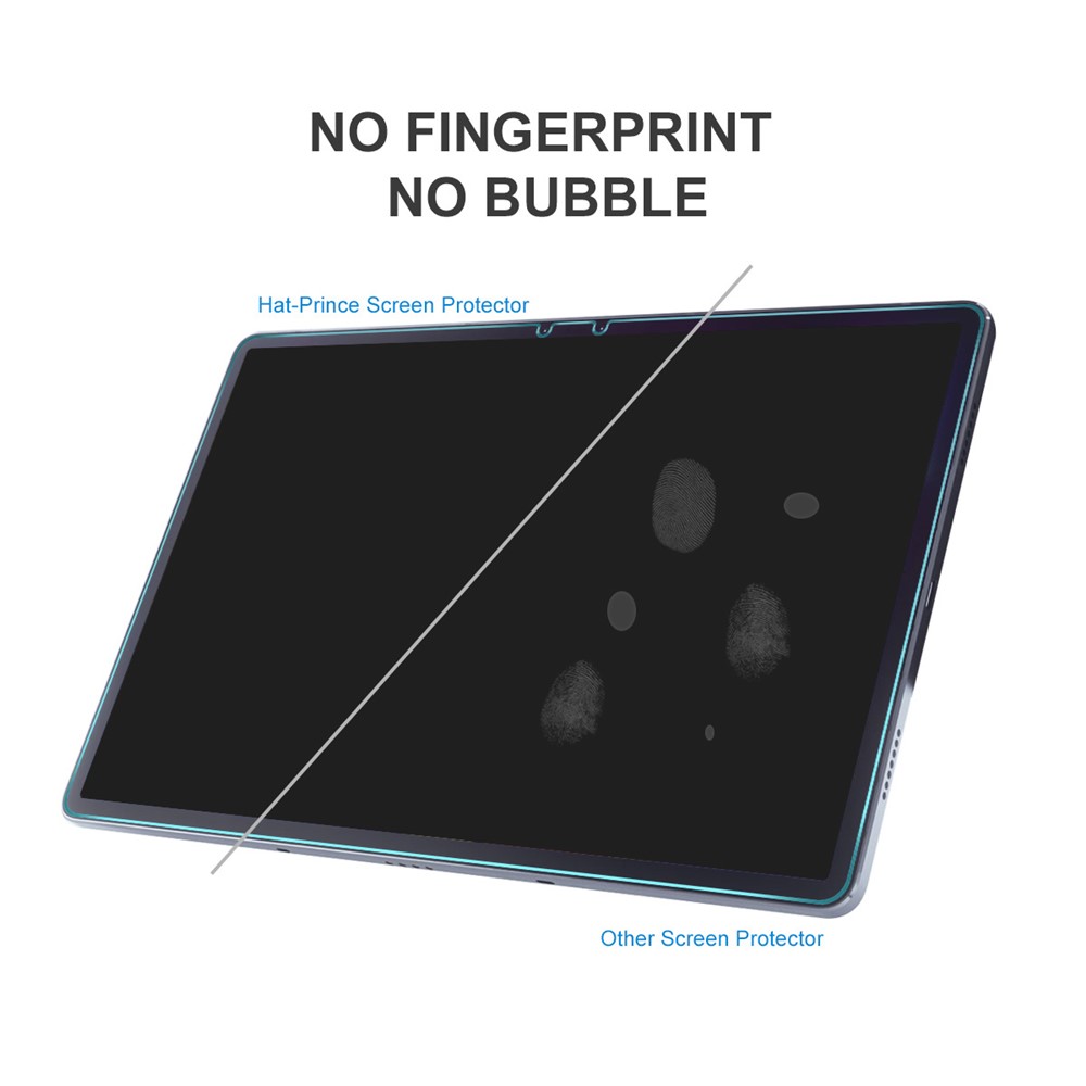 HAT PRINCE 0.33mm 9H 2.5D Full Glue Complete Covering Tempered Glass Screen Protector for Lenovo Tab P11 Pro Tablet LCD Film-2