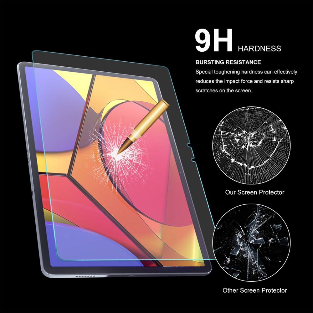 HAT PRINCE 0.33mm 9H 2.5D Full Glue Complete Covering Tempered Glass Screen Protector for Lenovo Tab P11 Pro Tablet LCD Film-3