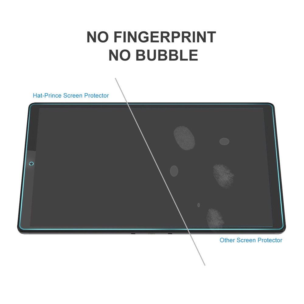 Complete Covering Anti-fingerprint 0.33mm 9H 2.5D Tempered Glass Screen Protector Film for Lenovo Tab M10 HD Gen 2-2