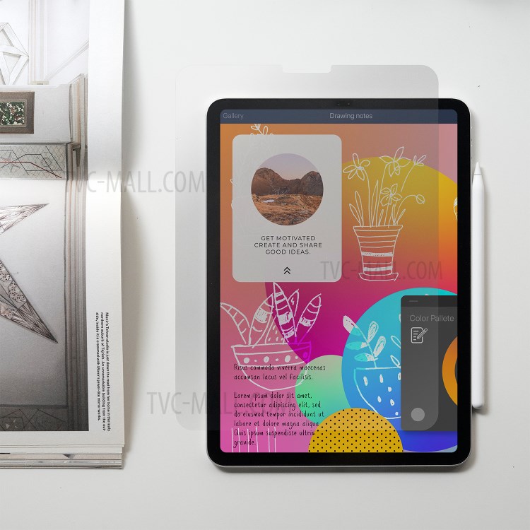 MOMAX PAPER TOUCH+ 0.3mm Matte Transparent Paper-Like PET Film Tablet Screen Protector for iPad Pro 12.9-inch (2021)/(2020)/(2018)-4