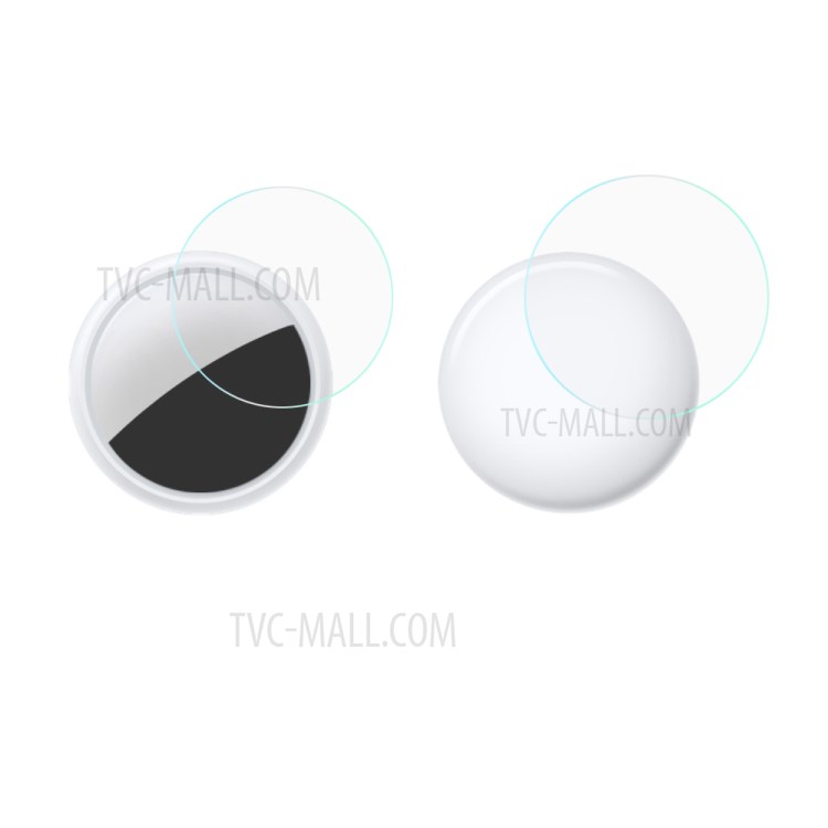 2pcs Ultra Clear Soft TPU Front and Back Screen Protectors Film Guard for Apple AirTag Locator-1