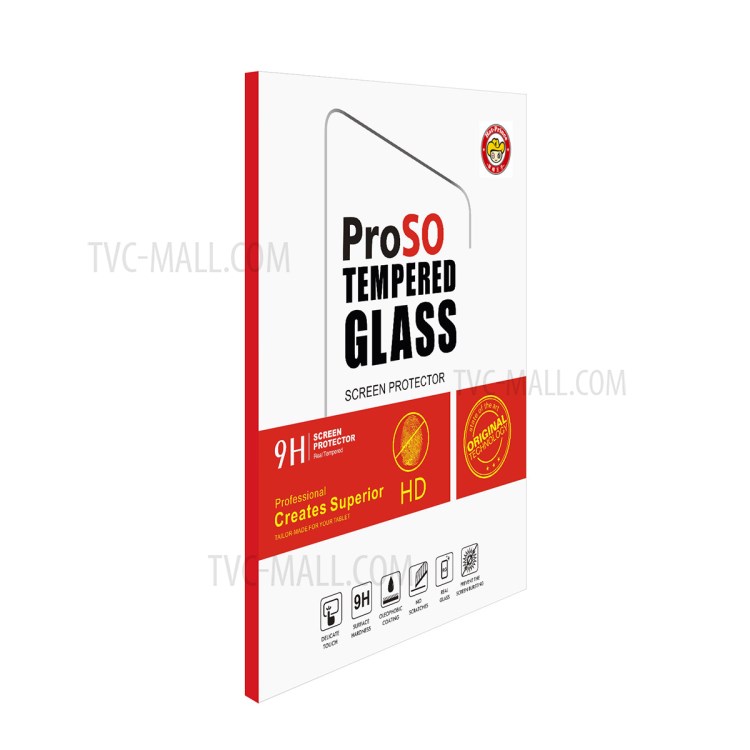 HAT PRINCE Anti-explosion Full Covering 0.33mm 9H 2.5D Tempered Glass Screen Protector for Huawei MatePad T8/Honor Tablet X7-9
