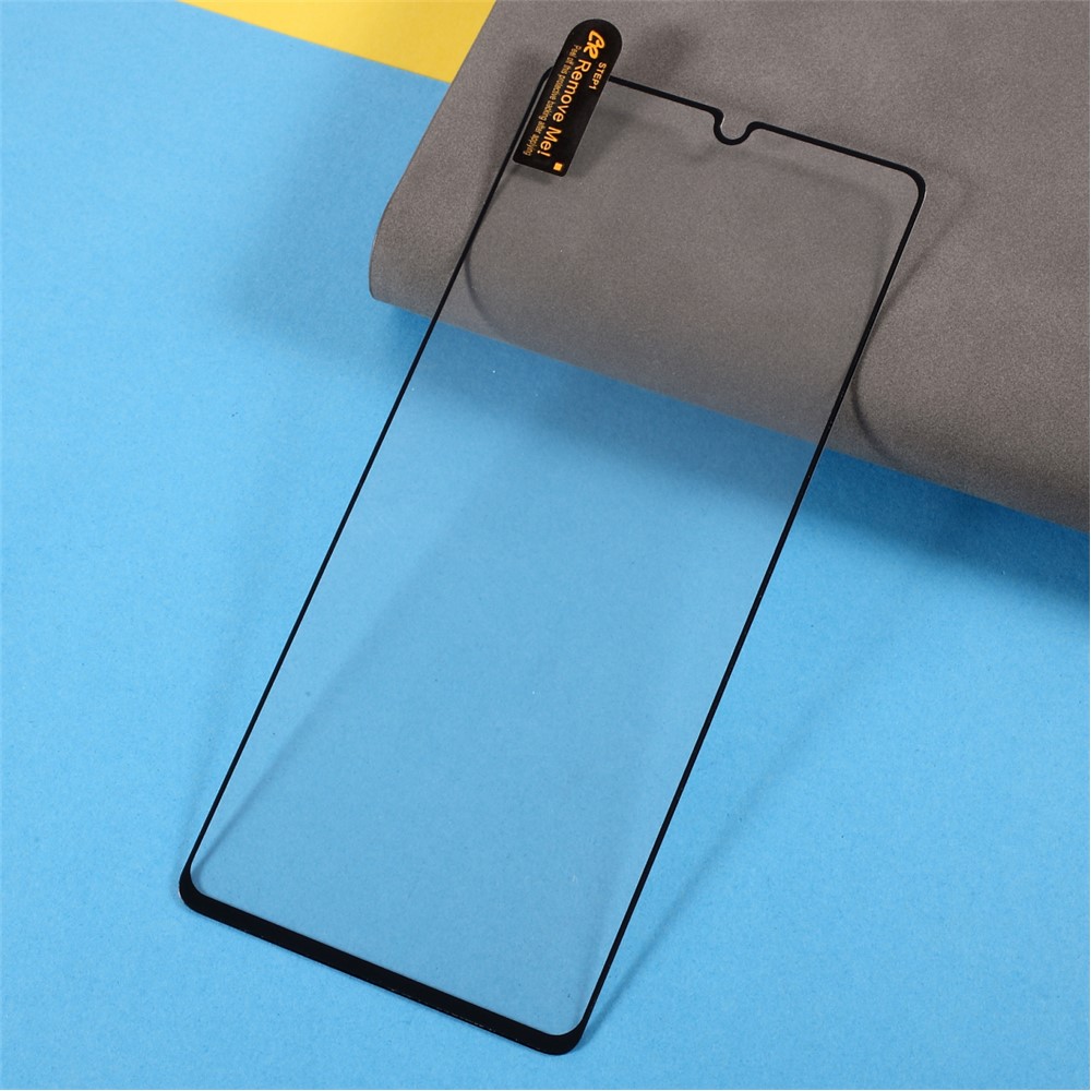 Complete Covering Silk Printing Tempered Glass Screen Protector Film (Full Glue) for Samsung Galaxy M42 5G-6