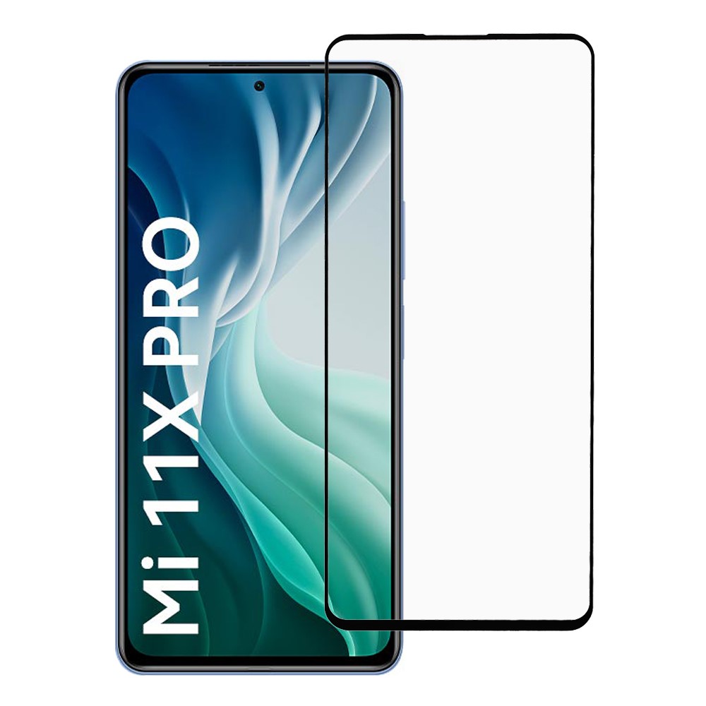 Anti-explosion Silk Printing Tempered Glass Full Glue Phone Protective Film for Xiaomi Mi Mi 11X/11X Pro-1