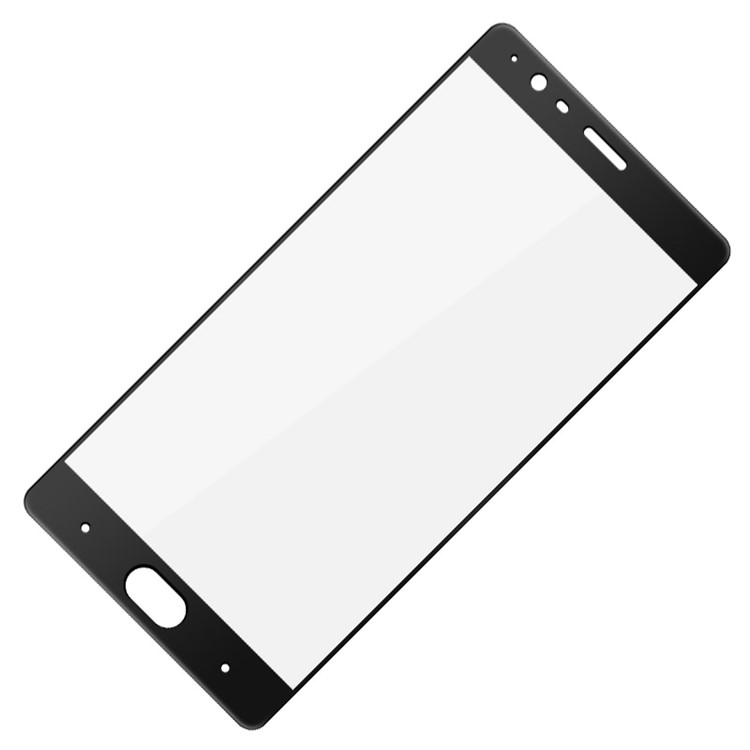 IMAK Tempered Glass Screen Protector Full Cover Film for OnePlus 3 - Black-2