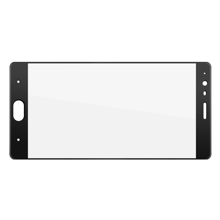 IMAK Tempered Glass Screen Protector Full Cover Film for OnePlus 3 - Black-3