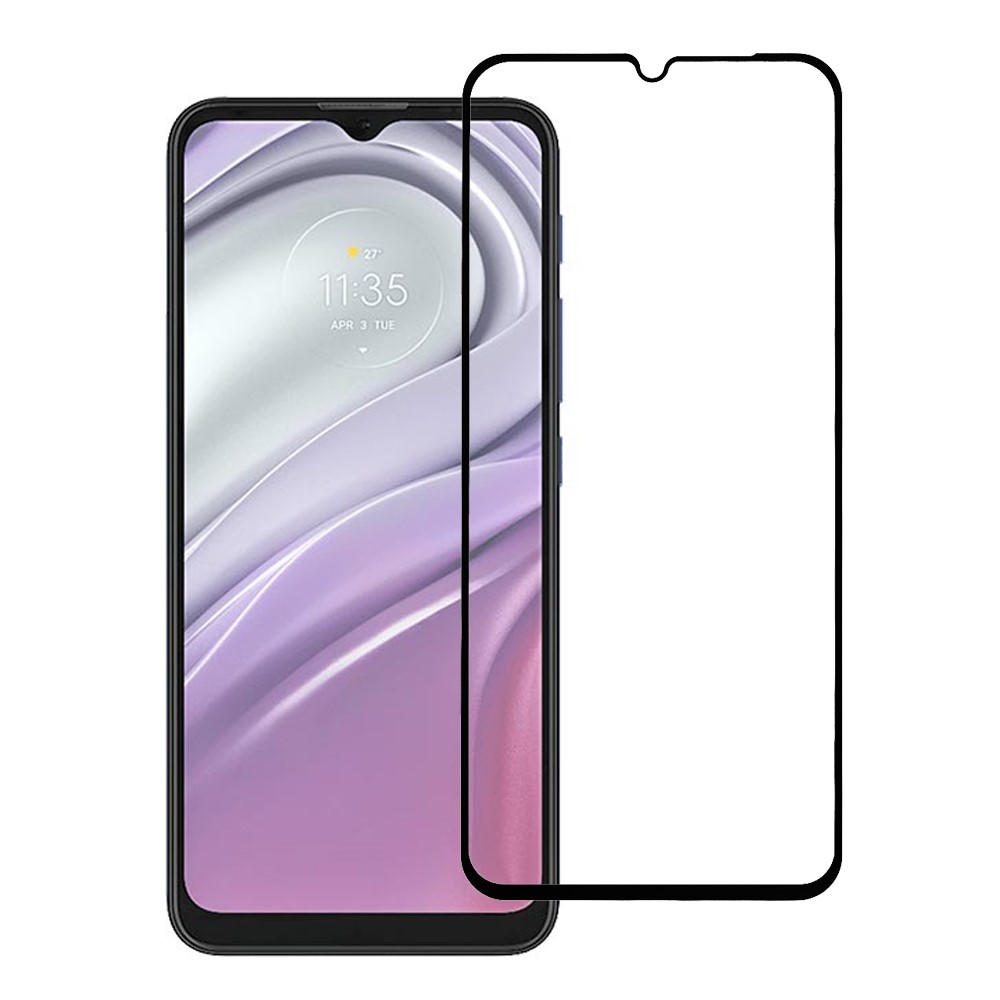 Explosion-proof Full Glue Silk Printing Tempered Glass Screen Protector Film Guard for Motorola Moto G20/G40 Fusion-1