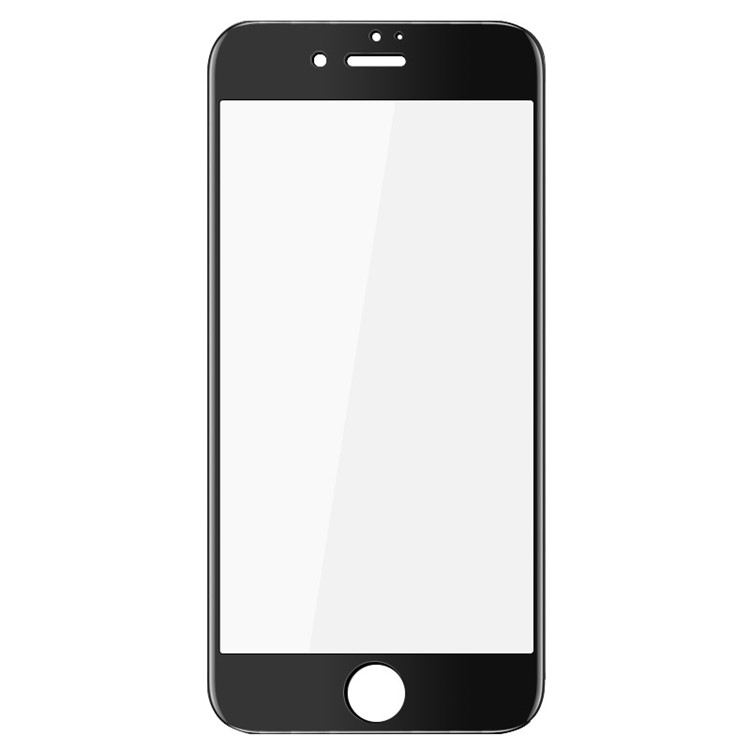 IMAK 3D Curved Full Covering Tempered Glass Screen Guard for iPhone 7 4.7 - Black-1