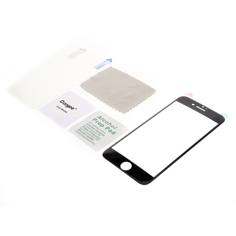COOYEE 0.26mm 3D Soft Screen Protector Film for iPhone 7 Arc Edge - Black-8