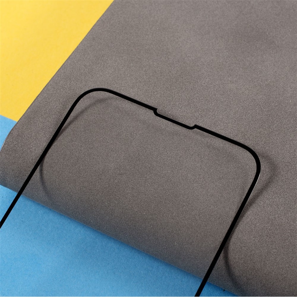 RURIHAI for iPhone 13 6.1 inch Full Glue Full Size Solid Defense Tempered Glass Screen Protector 9H 0.26mm 2.5D Arc Film-5