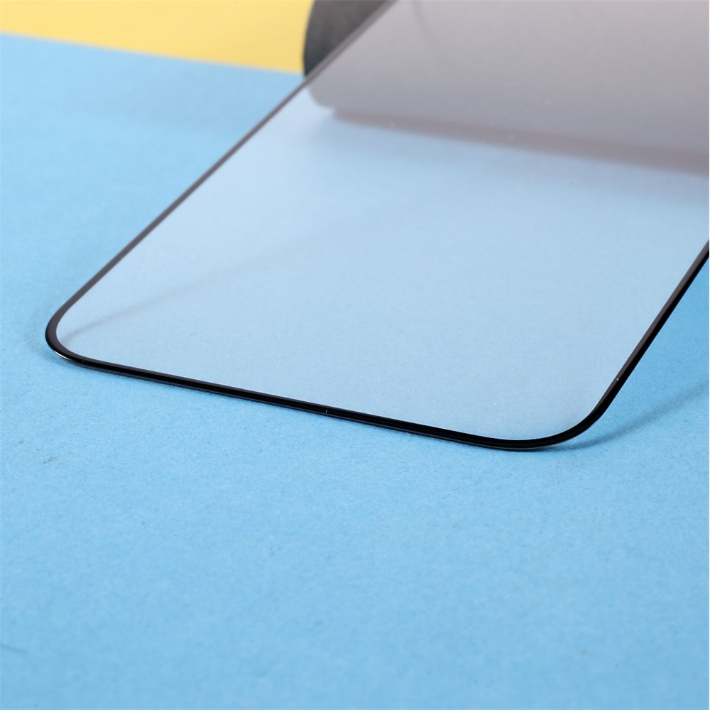 RURIHAI for iPhone 13 6.1 inch Full Glue Full Size Solid Defense Tempered Glass Screen Protector 9H 0.26mm 2.5D Arc Film-6