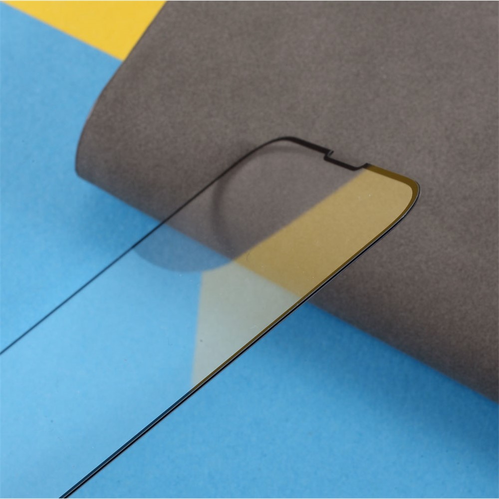 RURIHAI for iPhone 13 6.1 inch Full Glue Full Size Solid Defense Tempered Glass Screen Protector 9H 0.26mm 2.5D Arc Film-8