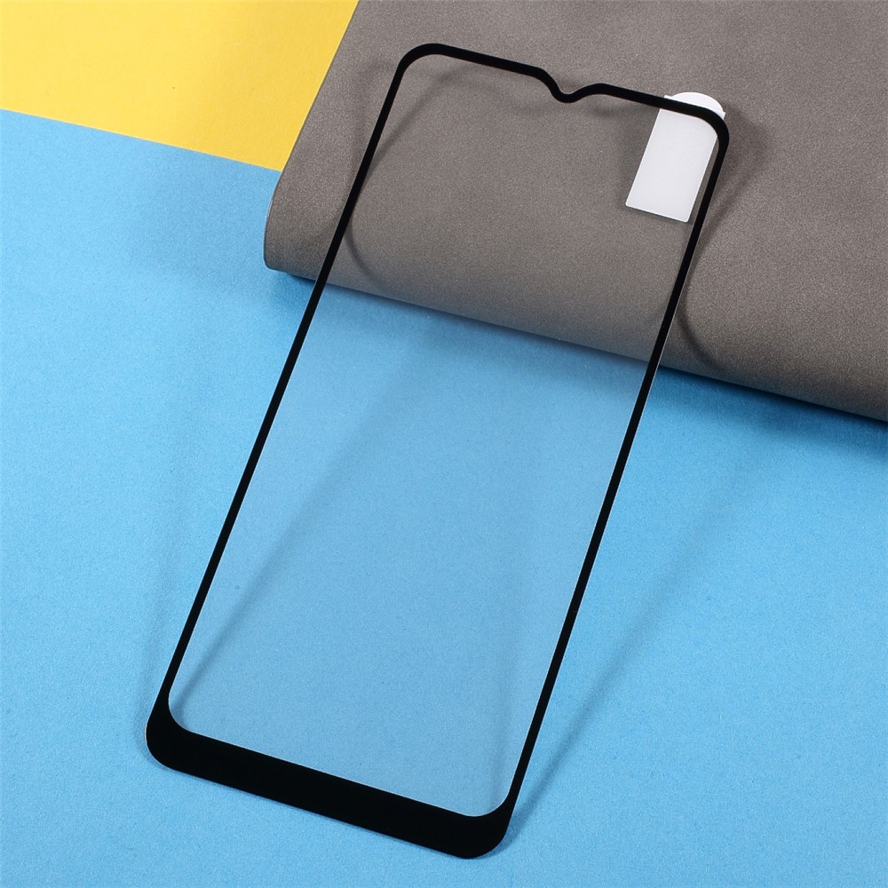 Silk Print Full Screen Coverage Anti-Explosion Full Glue Tempered Glass Protector Film for Samsung Galaxy A03s-3