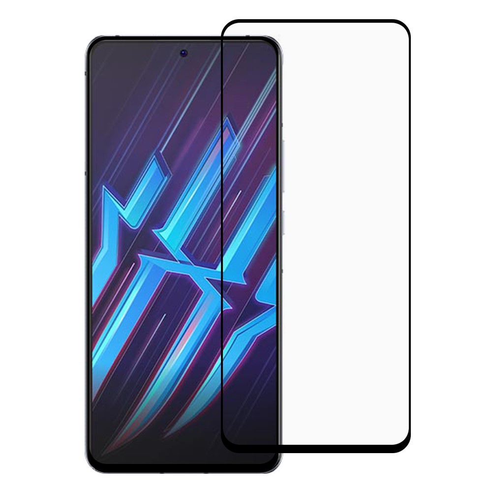 Anti-Scratch Full Glue Full Screen Coverage Silk Print Tempered Glass Protector Film for ZTE nubia Red Magic 6R-1