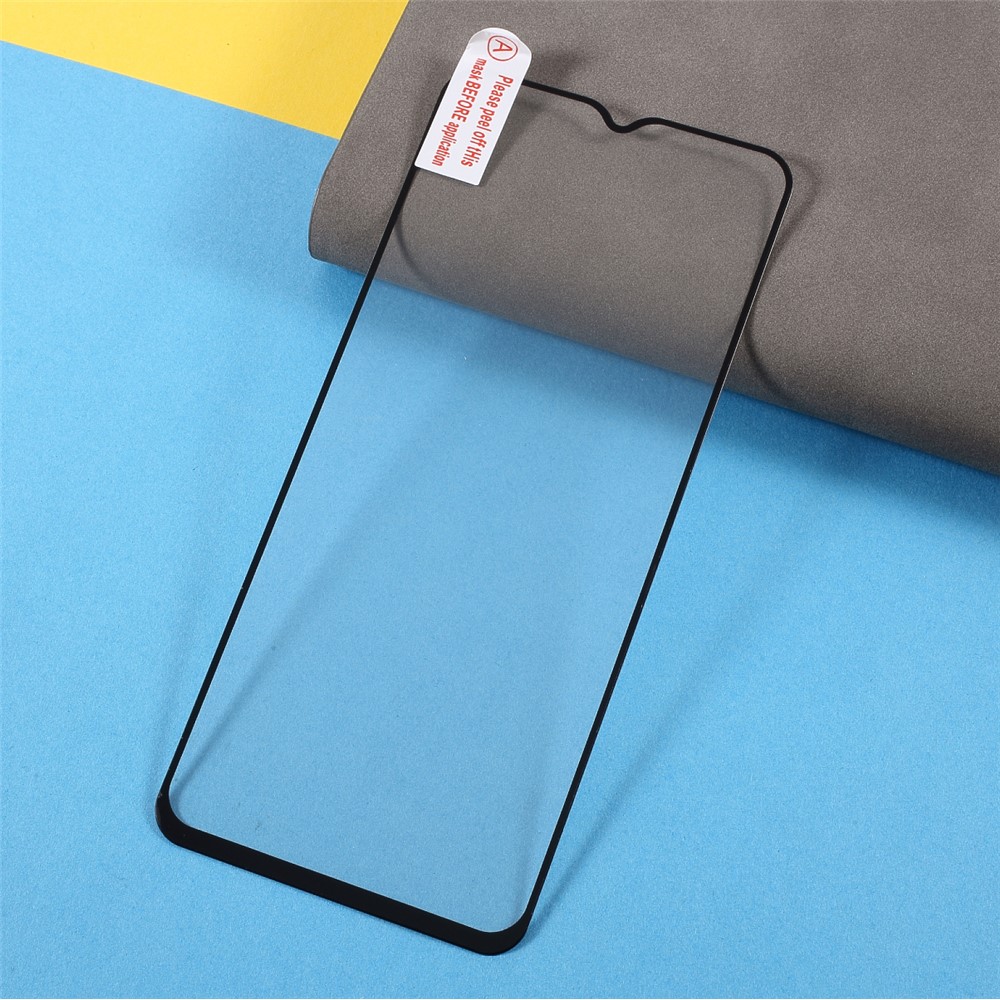 Anti-Scratch Full Glue Silk Print Tempered Glass Full Screen Coverage Protector Film for Oppo A53s-6